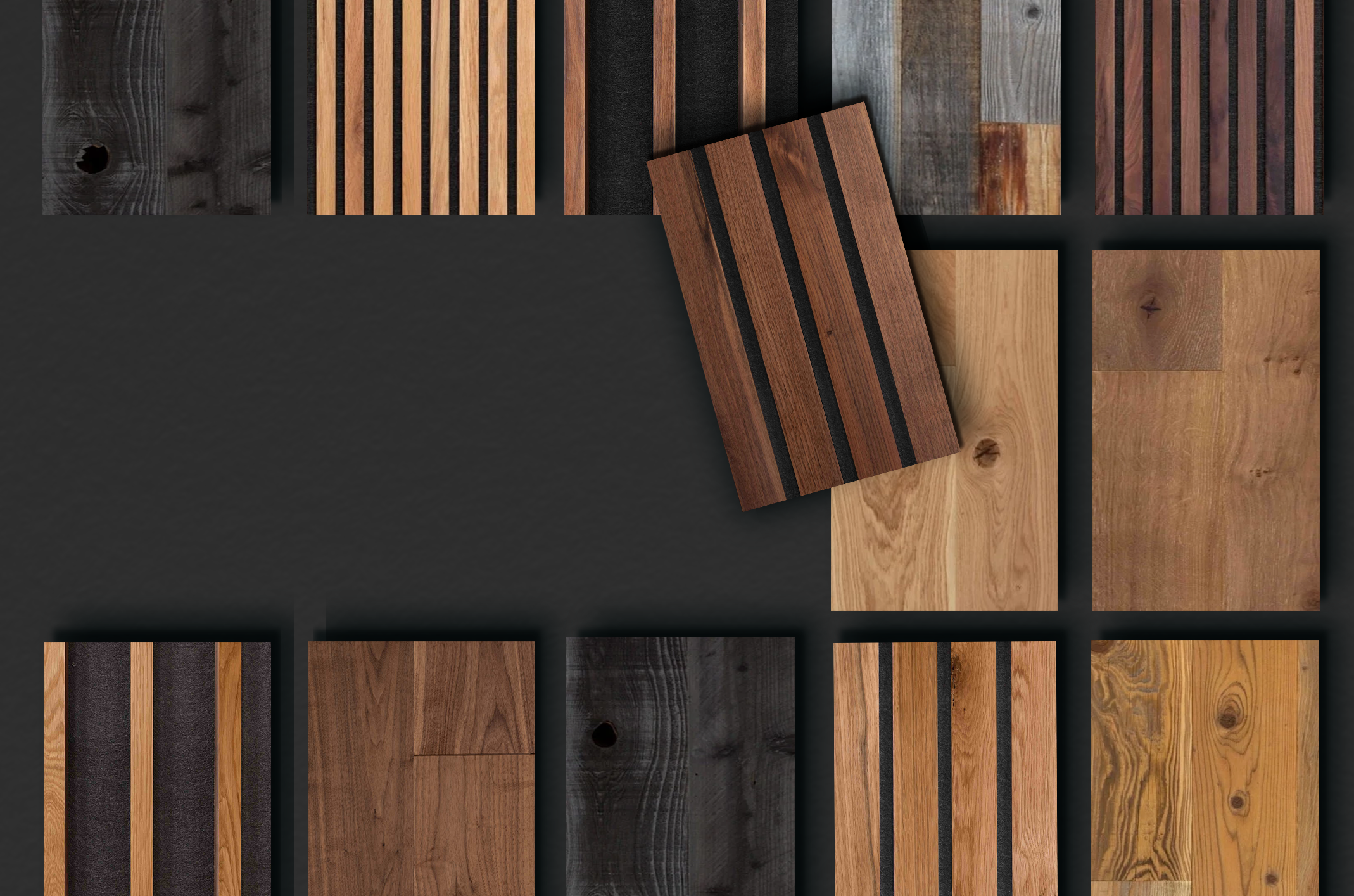 Various wood textures and patterns