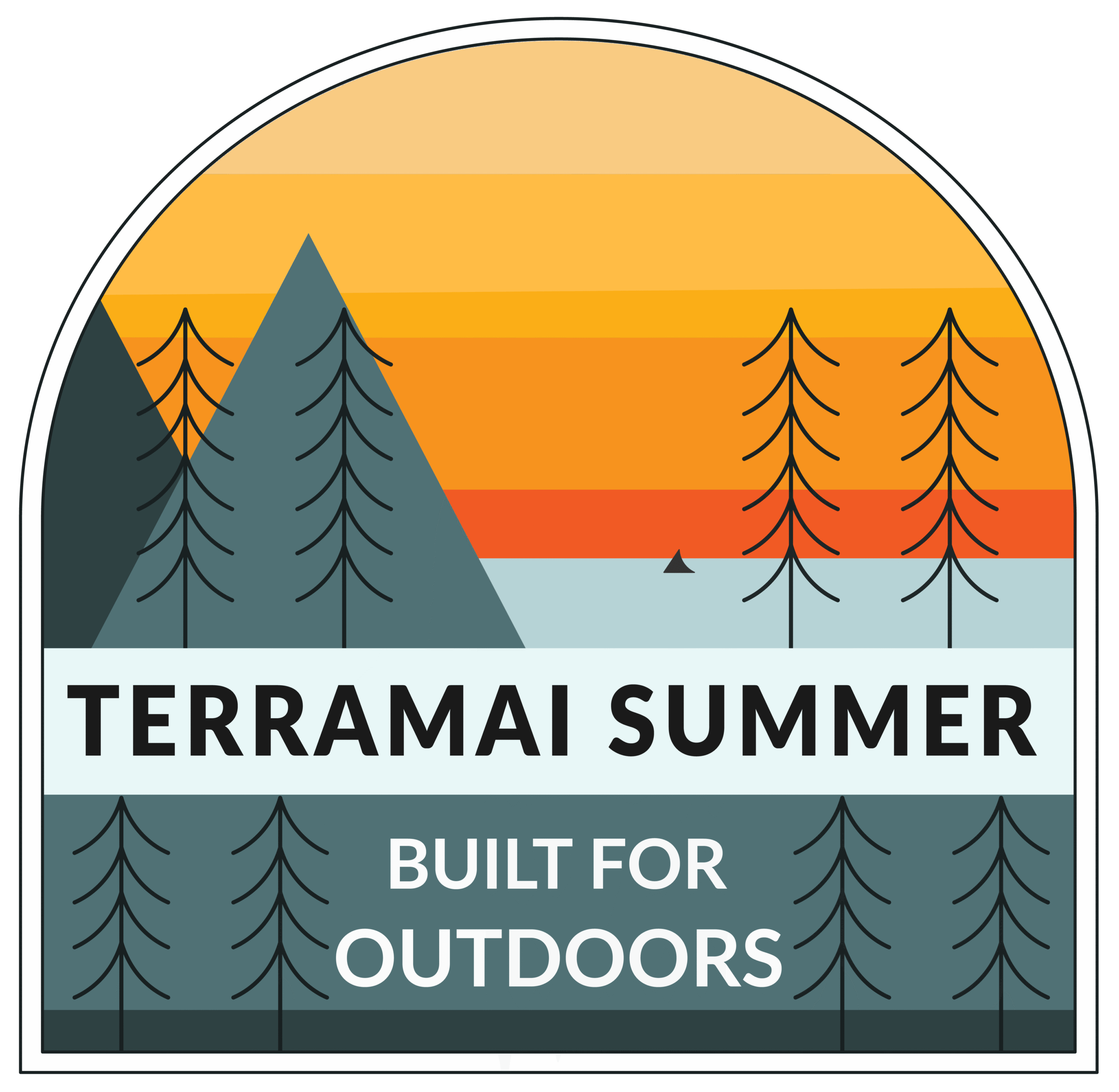 Terramai Summer outdoor logo design