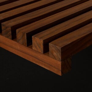 Modified Softwood Square Slat Exterior Open Panel – Ko'Walnut