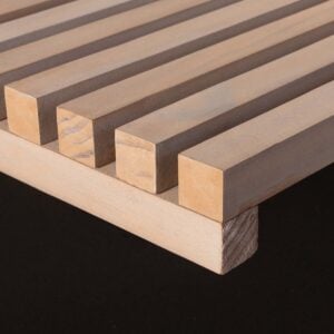 Modified Softwood Square Slat Exterior Open Panel – Shiro
