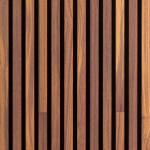 Teak Square Slat Flex Panel
