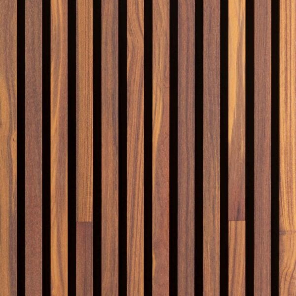 Teak Square Slat Flex Panel
