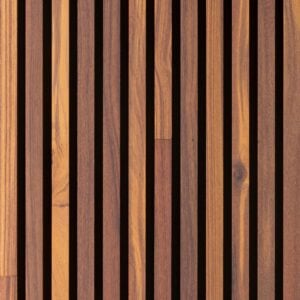 Teak Square Slat Modular Panel