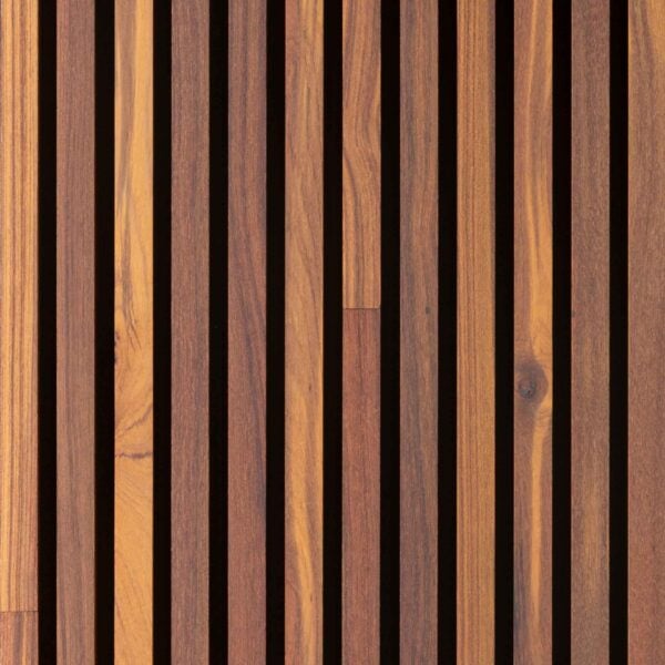 Teak Square Slat Modular Panel