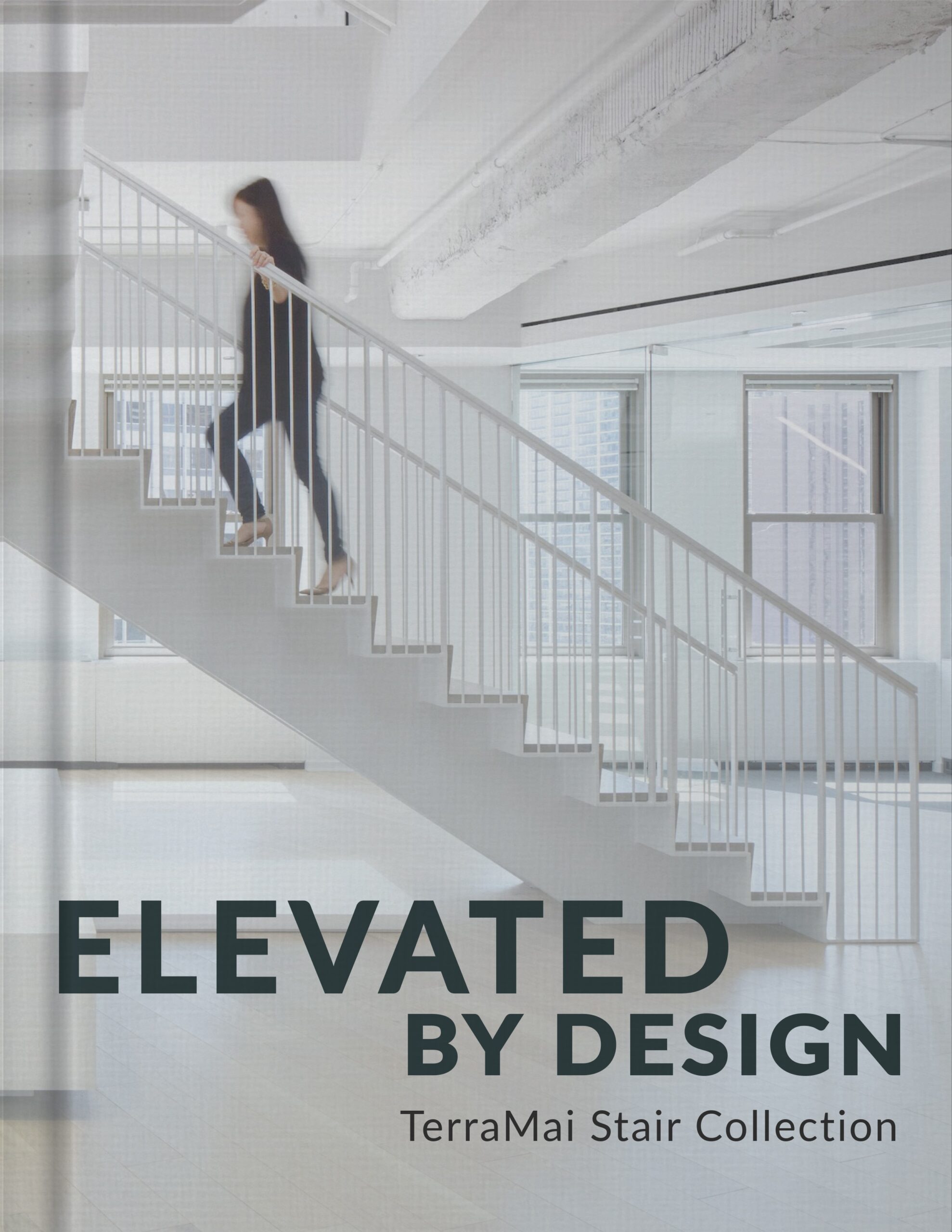 Modern staircase with elegant design.