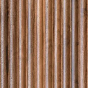 Walnut Concave Tambour Panel