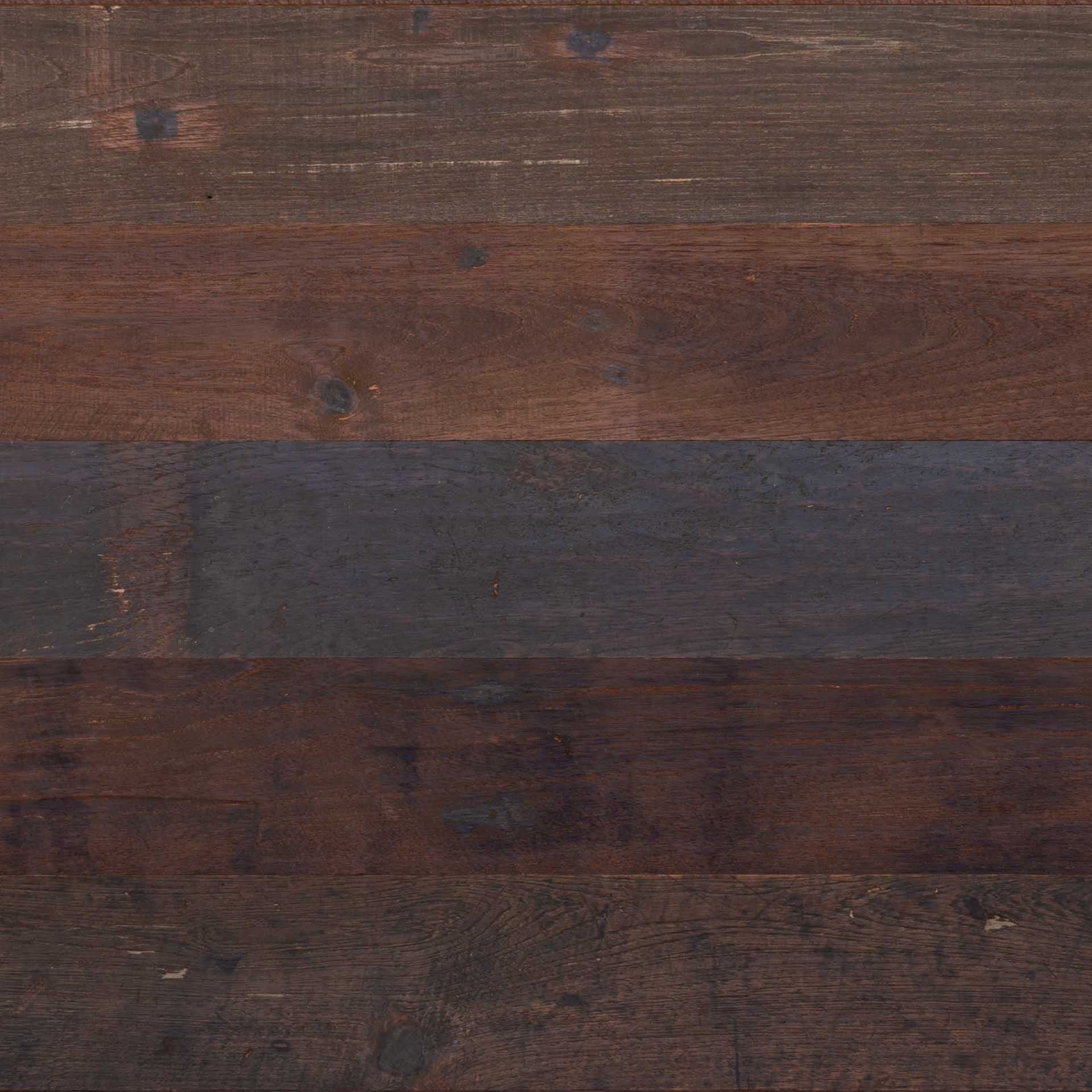 Naturally Distressed Long Plank Teak - Black Oil
