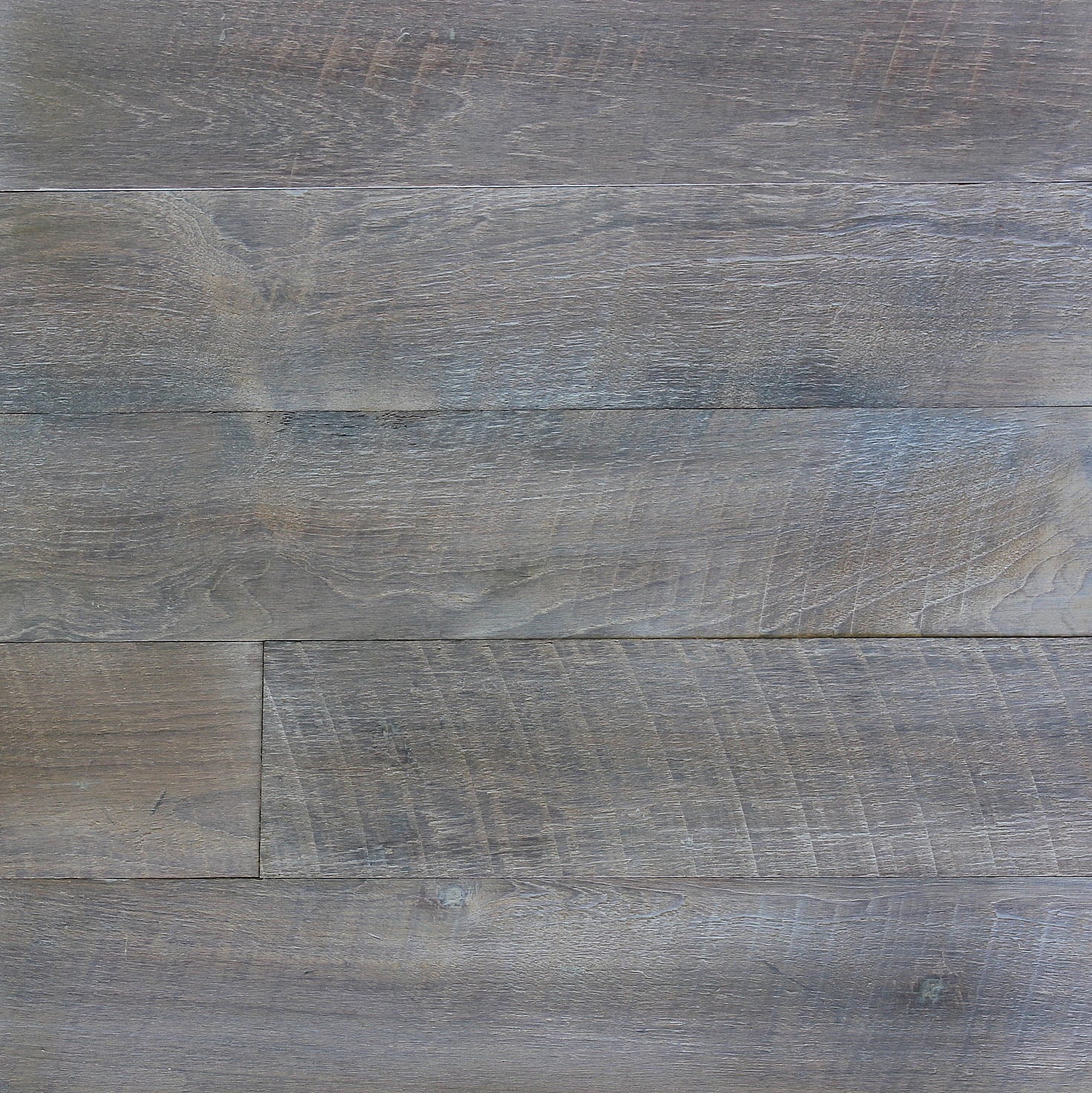 Naturally Distressed Teak Long Plank Paneling - White Tinted Oil