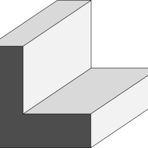 Acacia Corner Trim - Wire White
