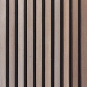 Modified Hardwood Square Slat Exterior Modular Panel - Shiro
