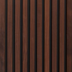 Modified Softwood Square Slat Exterior Modular Panel – Ko'Walnut