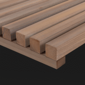 Modified Hardwood Open Slat Exterior Modular Panel – Seaside