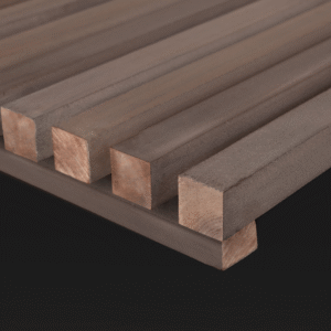 Modified Hardwood Open Slat Exterior Modular Panel – Shiro