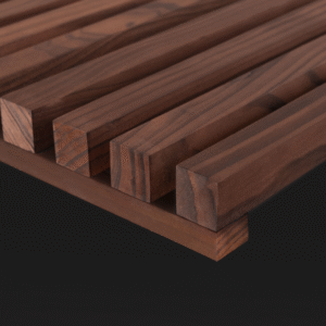 Modified Softwood Open Slat Exterior Modular Panel – Clear Protect